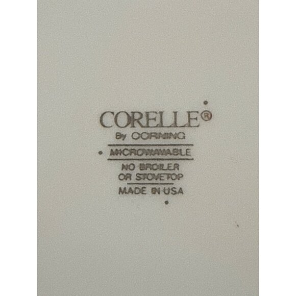 Corelle Rosemarie Pattern 6.75-Inch Bread Plates Set Of 4 Made In USA - Picture 4 of 5